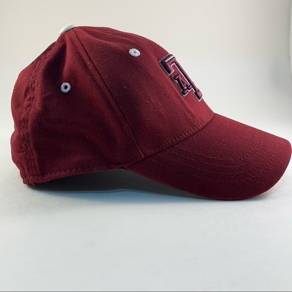 Texas A&M Youth Fitted Cap. Top of the World Fitted Cap Maroon Aggies Licensed - Picture 4 of 12